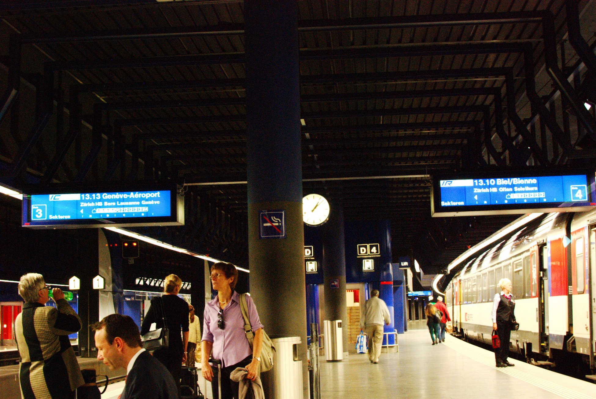 Zurich HB, destination Bern