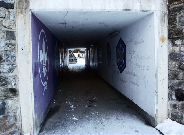 The KISC Tunnel under the Rail Road