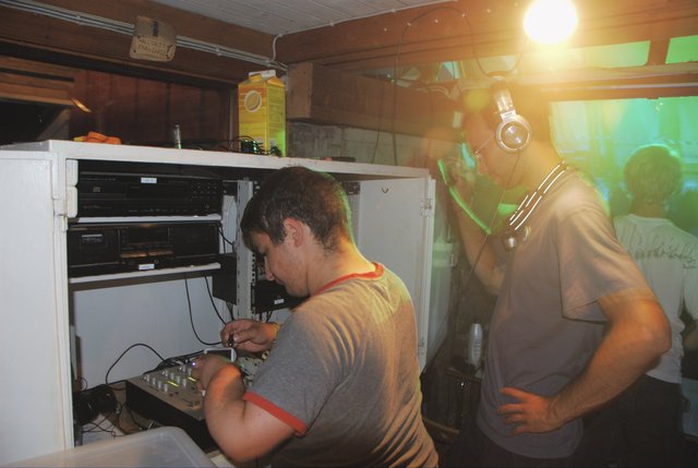 DJs at work